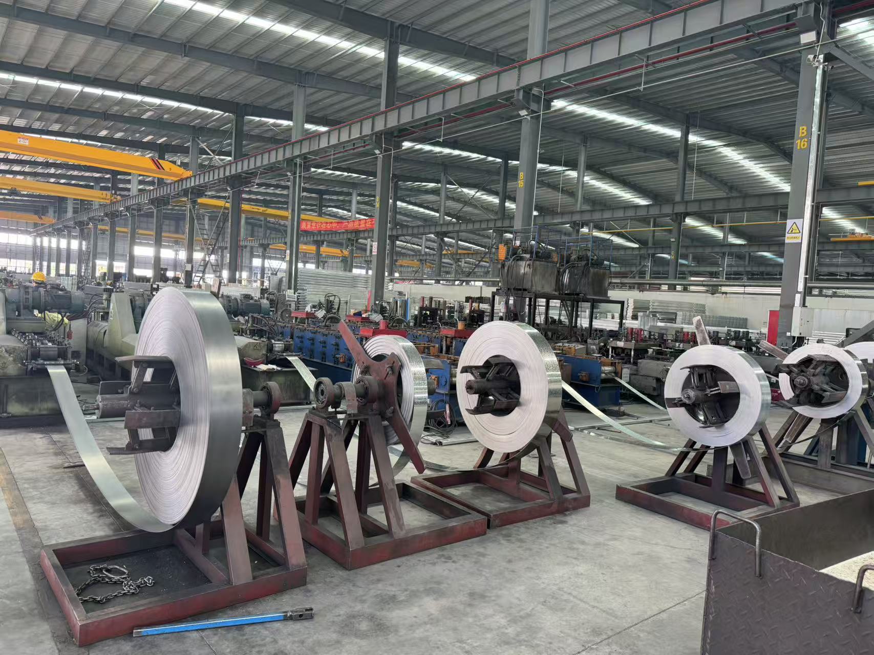 Steel coil and profile forming capability