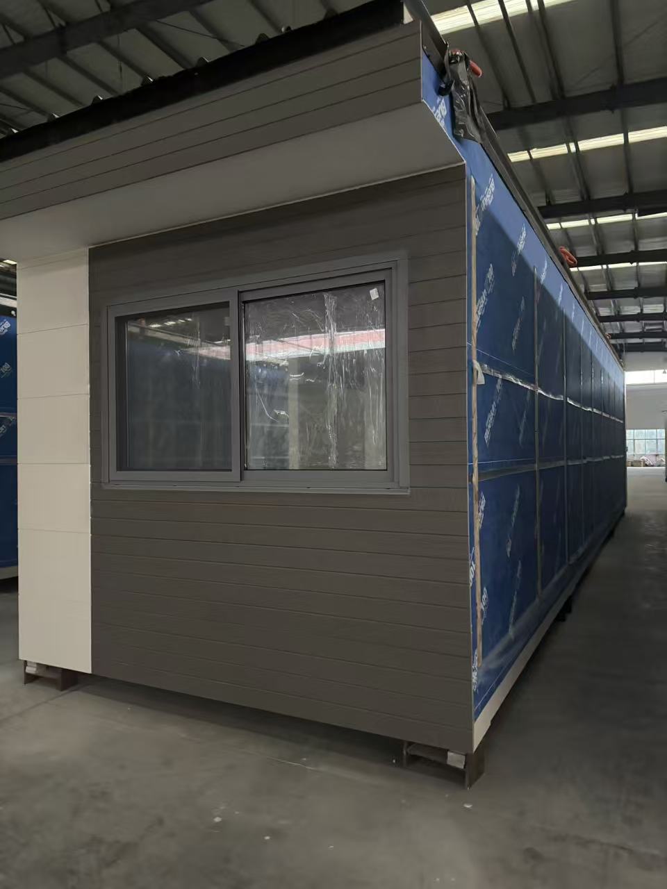 Foldable house window module